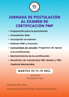 Jornada de postulación al Examen de Certificación PMP